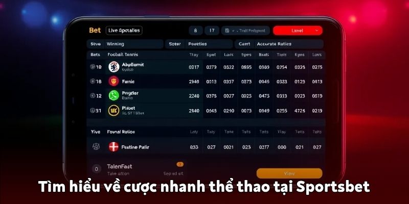 cược nhanh thể thao tại Sportsbet
