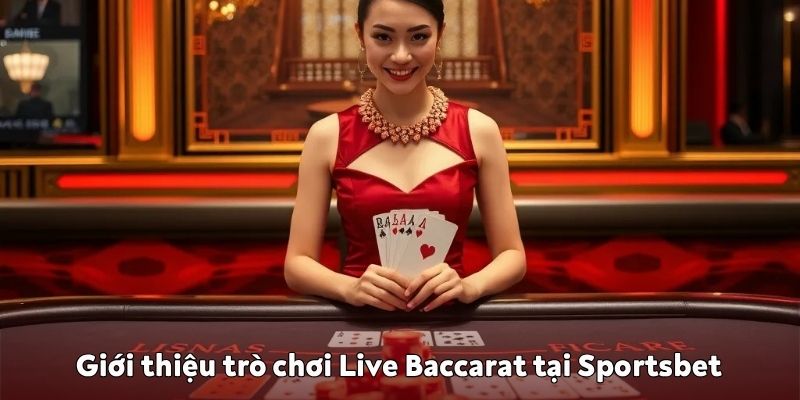 trò chơi Live Baccarat tại Sportsbet