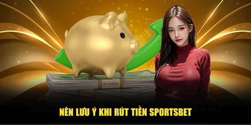 Hướng dẫn rút tiền Sportsbet: Chi tiết từ A-Z cho cược thủ 4 LƯU Ý KHI RÚT TIỀN SPORTSBET