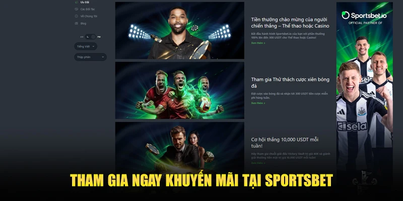 Tổng hợp khuyến mãi tại Sportsbet – Bùng nổ quà tặng khủng 2 KHUYẾN MÃI HOÀN TIỀN SPORTSBET